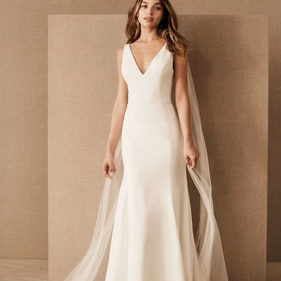 🔴Jenny Yoo Tara Wedding Dress 0 - Picture 1 of 6